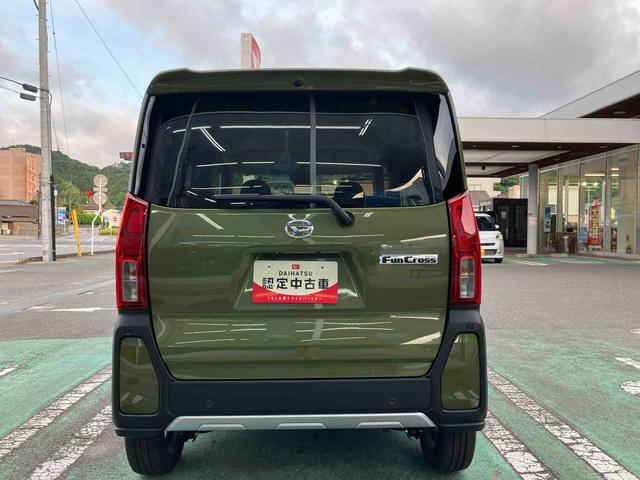 タントファンクロスターボターボ 2WD CVT スマートアシスト シートヒーター コーナーセンサー 電動パーキングブレーキ オートライト オートホールド機能 両側スライドドア アイドリングストップ プッシュボタンスタート(福島県)の中古車