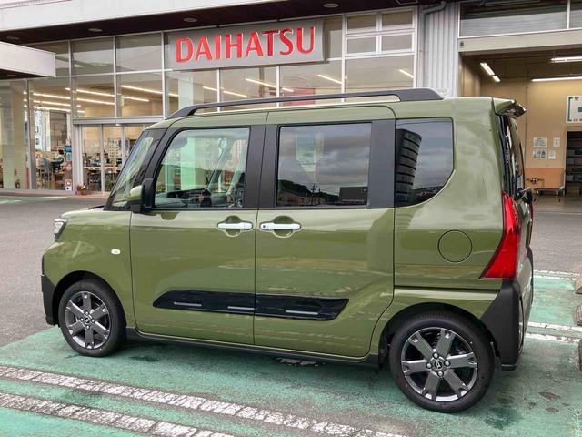 タントファンクロスターボターボ 2WD CVT スマートアシスト シートヒーター コーナーセンサー 電動パーキングブレーキ オートライト オートホールド機能 両側スライドドア アイドリングストップ プッシュボタンスタート(福島県)の中古車