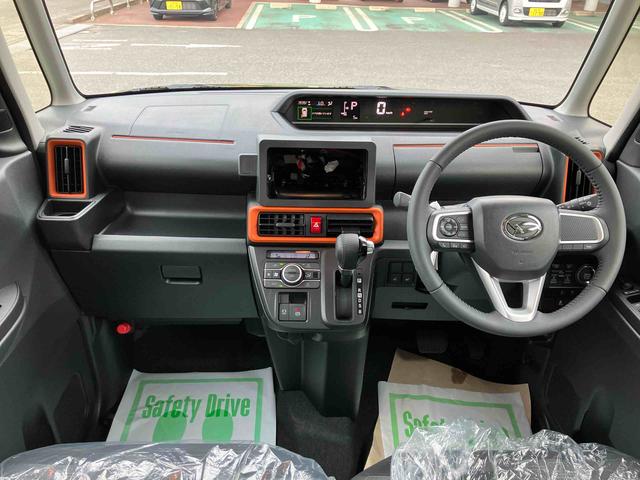 タントファンクロスターボターボ 2WD CVT スマートアシスト シートヒーター コーナーセンサー 電動パーキングブレーキ オートライト オートホールド機能 両側スライドドア アイドリングストップ プッシュボタンスタート(福島県)の中古車