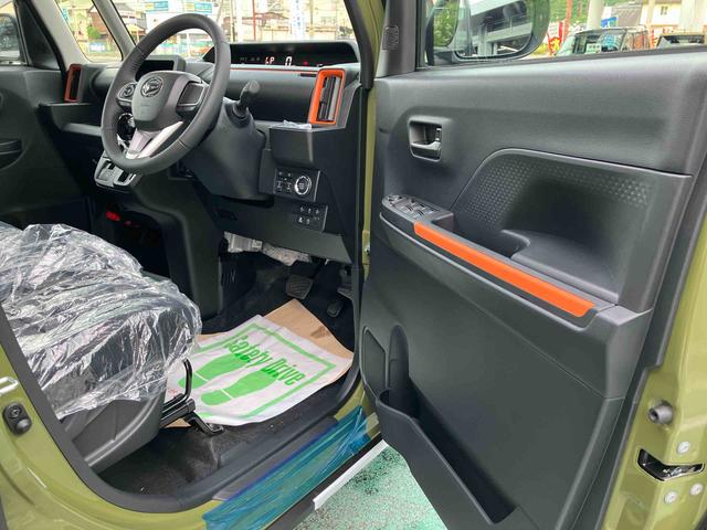タントファンクロスターボターボ 2WD CVT スマートアシスト シートヒーター コーナーセンサー 電動パーキングブレーキ オートライト オートホールド機能 両側スライドドア アイドリングストップ プッシュボタンスタート(福島県)の中古車
