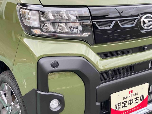 タントファンクロスターボターボ　２ＷＤ　ＣＶＴ　スマートアシスト　シートヒーター　コーナーセンサー　電動パーキングブレーキ　オートライト　オートホールド機能　両側スライドドア　アイドリングストップ　プッシュボタンスタート（福島県）の中古車