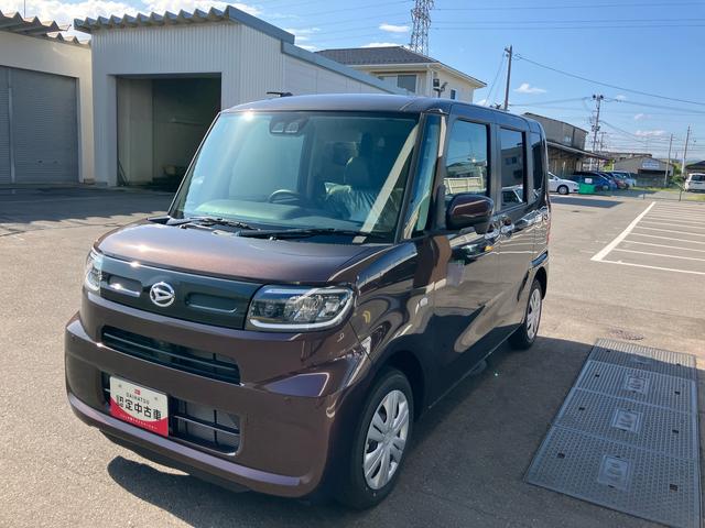 タントＸ２ＷＤ　ＣＶＴ　６６０ｃｃ　両側スライドドア　衝突被害軽減ブレーキ　横滑り防止装置　ＡＢＳ　アイドリングストップ　プッシュボタンスタート　ベンチシート　オートエアコン　届出済未使用車（福島県）の中古車