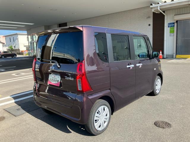 タントＸ２ＷＤ　ＣＶＴ　６６０ｃｃ　両側スライドドア　衝突被害軽減ブレーキ　横滑り防止装置　ＡＢＳ　アイドリングストップ　プッシュボタンスタート　ベンチシート　オートエアコン　届出済未使用車（福島県）の中古車