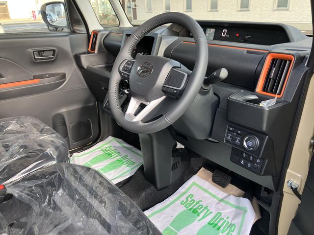 タントファンクロスターボ２ＷＤ　ＣＶＴ　６６０ｃｃ　両側電動スライドドア　衝突被害軽減ブレーキ　横滑り防止装置　ＡＢＳ　アイドリングストップ　プッシュボタンスタート　オートエアコン　ベンチシート　届出済未使用車（福島県）の中古車