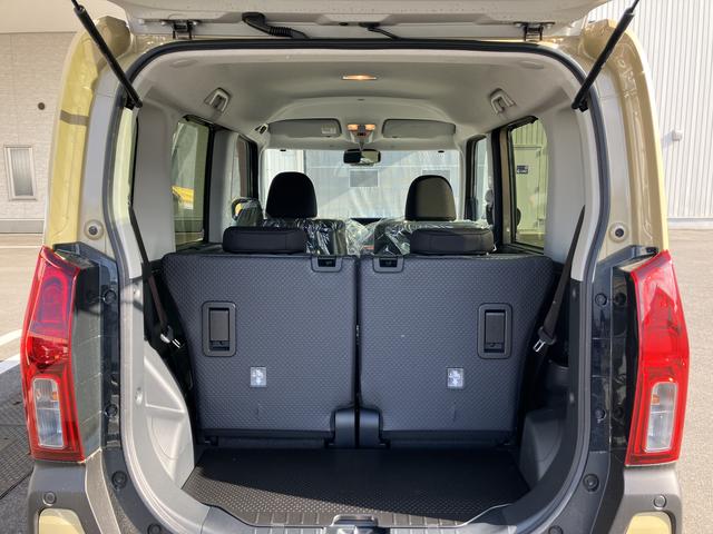タントファンクロスターボ２ＷＤ　ＣＶＴ　６６０ｃｃ　両側電動スライドドア　衝突被害軽減ブレーキ　横滑り防止装置　ＡＢＳ　アイドリングストップ　プッシュボタンスタート　オートエアコン　ベンチシート　届出済未使用車（福島県）の中古車