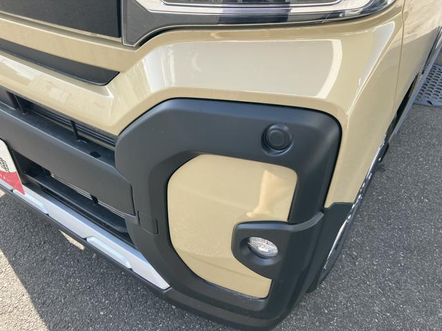 タントファンクロスターボ２ＷＤ　ＣＶＴ　６６０ｃｃ　両側電動スライドドア　衝突被害軽減ブレーキ　横滑り防止装置　ＡＢＳ　アイドリングストップ　プッシュボタンスタート　オートエアコン　ベンチシート　届出済未使用車（福島県）の中古車