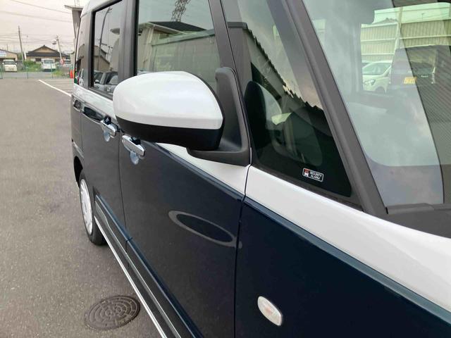 ムーヴキャンバスストライプスＧ２ＷＤ　ＣＶＴ　６６０ｃｃ　両側電動スライドドア　衝突被害軽減ブレーキ　横滑り防止装置　ＡＢＳ　アイドリングストップ　プッシュボタンスタート　オートエアコン　ベンチシート　シートヒーター（福島県）の中古車