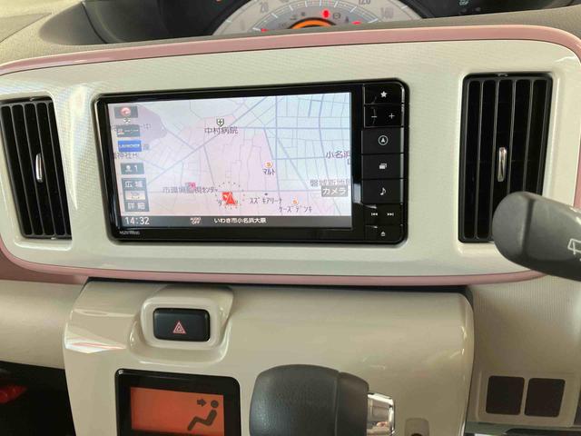 ムーヴキャンバスＸメイクアップリミテッド　ＳＡIII２ＷＤ　ＣＶＴ　６６０ｃｃ　両側電動スライドドア　ナビ　ＥＴＣ車載器　衝突被害軽減ブレーキ　横滑り防止装置　ＡＢＳ　アイドリングストップ　プッシュボタンスタート　ベンチシート　ワンオーナー車（福島県）の中古車