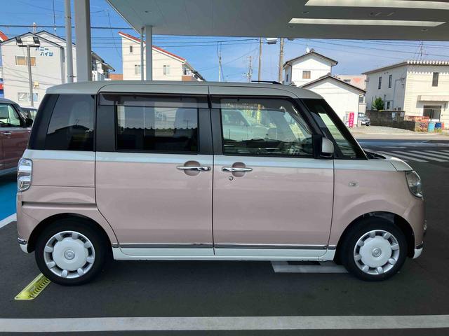 ムーヴキャンバスＸメイクアップリミテッド　ＳＡIII２ＷＤ　ＣＶＴ　６６０ｃｃ　両側電動スライドドア　ナビ　ＥＴＣ車載器　衝突被害軽減ブレーキ　横滑り防止装置　ＡＢＳ　アイドリングストップ　プッシュボタンスタート　ベンチシート　ワンオーナー車（福島県）の中古車