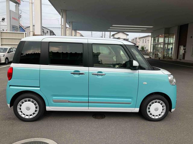ムーヴキャンバスストライプスＧ２ＷＤ　ＣＶＴ　６６０ｃｃ　両側電動スライドドア　ナビ　前席シートヒーター　ベンチシート　衝突被害軽減ブレーキ　横滑り防止装置　ＡＢＳ　アイドリングストップ　プッシュボタンスタート　スマートキー（福島県）の中古車