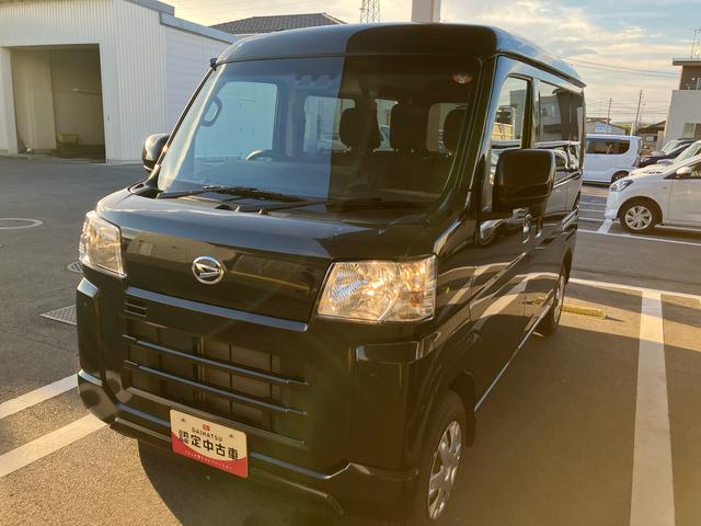 ハイゼットカーゴクルーズ２ＷＤ　ＣＶＴ　６６０ｃｃ　両側スライドドア　衝突被害軽減ブレーキ　横滑り防止装置　ＡＢＳ　アイドリングストップ　プッシュボタンスタート　マニュアルエアコン　パワーステアリング　パワーウィンドウ（福島県）の中古車