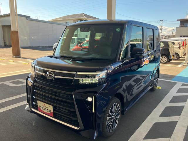 タントカスタムＲＳ２ＷＤ　ＣＶＴ　６６０ｃｃ　ターボ　ナビ　ドライブレコーダー　両側電動スライドドア　衝突被害軽減ブレーキ　横滑り防止装置　ＡＢＳ　サイドエアバッグ　アイドリングストップ　プッシュボタンスタート（福島県）の中古車