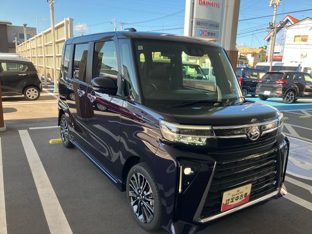 タントカスタムＲＳ２ＷＤ　ＣＶＴ　６６０ｃｃ　ターボ　ナビ　ドライブレコーダー　両側電動スライドドア　衝突被害軽減ブレーキ　横滑り防止装置　ＡＢＳ　サイドエアバッグ　アイドリングストップ　プッシュボタンスタート（福島県）の中古車