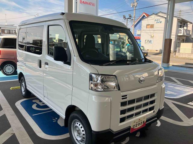 ハイゼットカーゴＤＸ４ＷＤ　５速マニュアル　６６０ｃｃ　両側スライドドア　衝突被害軽減ブレーキ　横滑り防止装置　ＡＢＳ　運転席・助手席エアバッグ　リヤヒーター　前席パワーウィンドウ　アイドリングストップ（福島県）の中古車