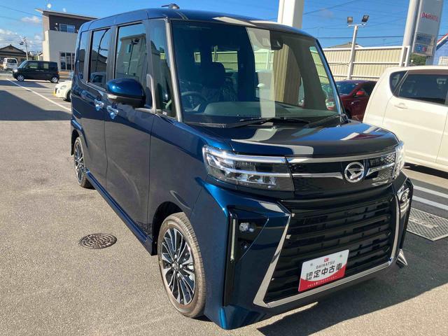 タントカスタムＲＳ２ＷＤ　ＣＶＴ　６６０ｃｃ　ターボ　両側電動スライドドア　衝突被害軽減ブレーキ　横滑り防止装置　ＡＢＳ　サイドエアバッグ　アイドリングストップ　プッシュボタンスタート　ベンチシート　届出済未使用車（福島県）の中古車