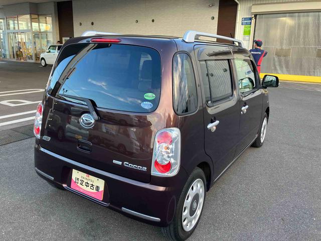 ミラココアココアプラスＸ２ＷＤ　ＣＶＴ　６６０ｃｃ　ＣＤオーディオ　運転席・助手席エアバッグ　アイドリングストップ　ＡＢＳ　ベンチシート　クリアテールレンズ　ルーフレール　スマートキー　ワンオーナー車（福島県）の中古車