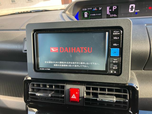 タントカスタムＲＳ２ＷＤ　ＣＶＴ　６６０ｃｃ　ターボ　両側電動スライドドア　ナビ　オートエアコン　ベンチシート衝突被害軽減ブレーキ　横滑り防止装置　ＡＢＳ　アイドリングストップ　プッシュボタンスタート　スマートキー（福島県）の中古車