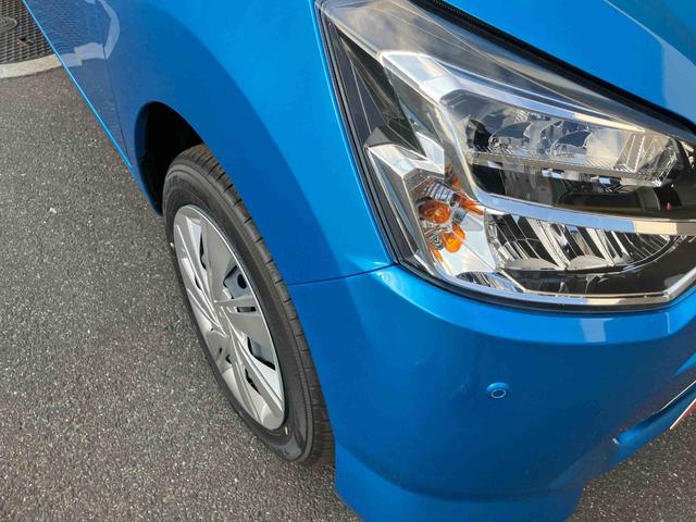 ミライースＸ　ＳＡIII２ＷＤ　ＣＶＴ　６６０ｃｃ　衝突被害軽減ブレーキ　レーンアシスト　横滑り防止装置　ＡＢＳ　アイドリングストップ　ナビ用バックカメラ　フルホイールキャップ　オートマチックハイビーム　届出済未使用車（福島県）の中古車