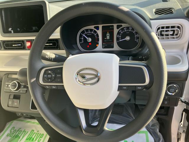 ムーヴキャンバスストライプスＧ２ＷＤ　ＣＶＴ　６６０ｃｃ　両側電動スライドドア　衝突被害軽減ブレーキ　横滑り防止装置　ＡＢＳ　アイドリングストップ　プッシュボタンスタート　オートエアコン　前席シートヒーター　届出済未使用車（福島県）の中古車
