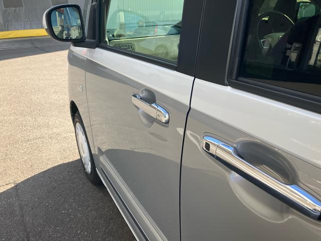 ムーヴキャンバスストライプスＧ２ＷＤ　ＣＶＴ　６６０ｃｃ　両側電動スライドドア　衝突被害軽減ブレーキ　横滑り防止装置　ＡＢＳ　アイドリングストップ　プッシュボタンスタート　オートエアコン　前席シートヒーター　届出済未使用車（福島県）の中古車