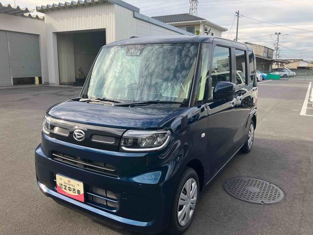 タントＸ２ＷＤ　ＣＶＴ　６６０ｃｃ　両側スライドドア　衝突被害軽減ブレーキ　横滑り防止装置　ＡＢＳ　アイドリングストップ　プッシュボタンスタート　ベンチシート　パノラマモニター用カメラ　届出済未使用車（福島県）の中古車