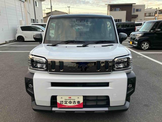 タフトＧ　ダーククロムベンチャー　届出済未使用車２ＷＤ　ＣＶＴ　６６０ｃｃ　スカイフィールトップ　クルーズコントロール　衝突被害軽減ブレーキ　横滑り防止装置　コーナーセンサー　ＡＢＳ　アイドリングストップ　プッシュボタンスタート（福島県）の中古車