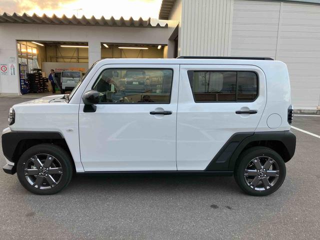 タフトＧ　ダーククロムベンチャー　届出済未使用車２ＷＤ　ＣＶＴ　６６０ｃｃ　スカイフィールトップ　クルーズコントロール　衝突被害軽減ブレーキ　横滑り防止装置　コーナーセンサー　ＡＢＳ　アイドリングストップ　プッシュボタンスタート（福島県）の中古車