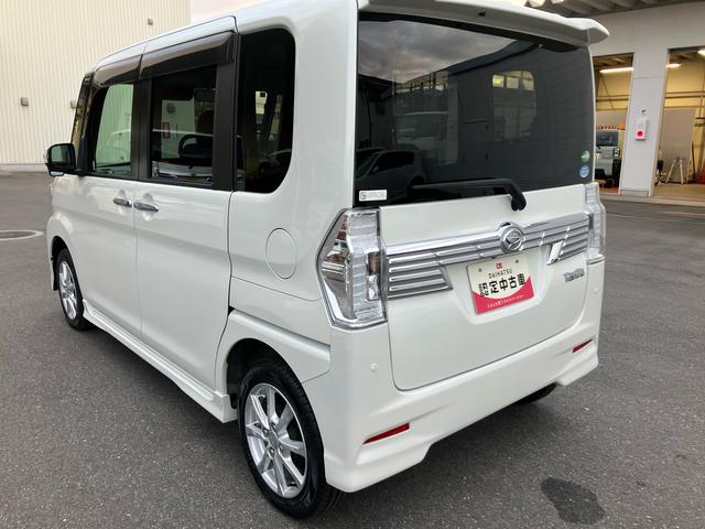 タントカスタムＸ　ＳＡIII　車検整備付　４０２４１ｋｍ走行２ＷＤ　ＣＶＴ　６６０ｃｃ　ナビ　両側スライドドア　衝突被害軽減ブレーキ　横滑り防止装置　ＡＢＳ　アイドリングストップ　プッシュボタンスタート　運転席シートヒーター　車検整備付　ワンオーナー車（福島県）の中古車