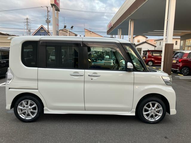 タントカスタムＸ　ＳＡIII　車検整備付　４０２４１ｋｍ走行２ＷＤ　ＣＶＴ　６６０ｃｃ　ナビ　両側スライドドア　衝突被害軽減ブレーキ　横滑り防止装置　ＡＢＳ　アイドリングストップ　プッシュボタンスタート　運転席シートヒーター　車検整備付　ワンオーナー車（福島県）の中古車