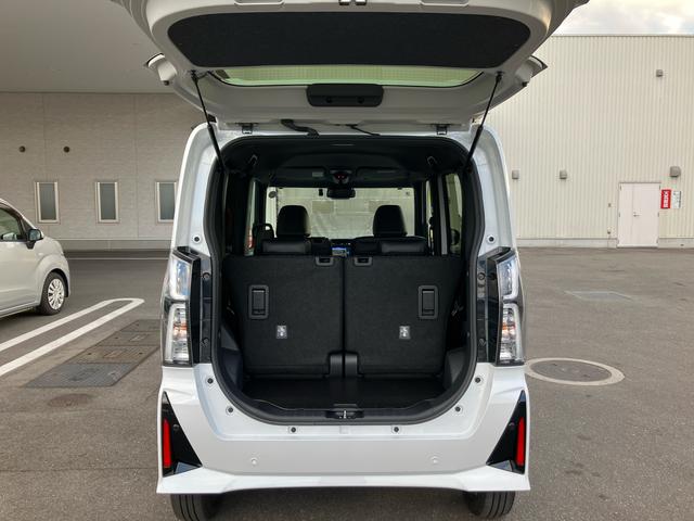 タントカスタムＲＳ　ターボ　両側電動スライドドア２ＷＤ　ＣＶＴ　６６０ｃｃ　ナビ　ドライブレコーダー　衝突被害軽減ブレーキ　横滑り防止装置　ＡＢＳ　アイドリングストップ　プッシュボタンスタート　シートバックテーブル　両側電動スライドドア（福島県）の中古車