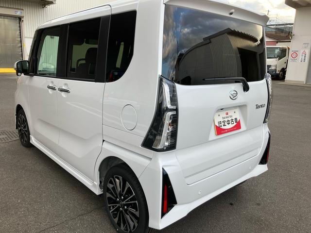 タントカスタムＲＳ　ターボ　両側電動スライドドア２ＷＤ　ＣＶＴ　６６０ｃｃ　ナビ　ドライブレコーダー　衝突被害軽減ブレーキ　横滑り防止装置　ＡＢＳ　アイドリングストップ　プッシュボタンスタート　シートバックテーブル　両側電動スライドドア（福島県）の中古車