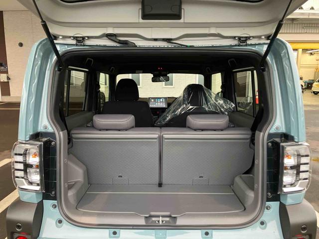 タフトＧターボ　ダーククロムベンチャー２ＷＤ　ＣＶＴ　６６０ｃｃ　スカイフィールトップ　衝突被害軽減ブレーキ　横滑り防止装置　ＡＢＳ　アイドリングストップ　プッシュボタンスタート　ディスプレイオーディオ　シートヒーター　届出済未使用車（福島県）の中古車