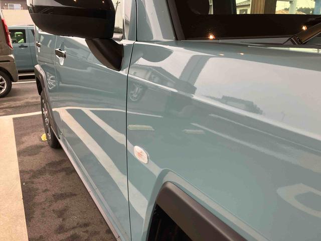 タフトＧターボ　ダーククロムベンチャー２ＷＤ　ＣＶＴ　６６０ｃｃ　スカイフィールトップ　衝突被害軽減ブレーキ　横滑り防止装置　ＡＢＳ　アイドリングストップ　プッシュボタンスタート　ディスプレイオーディオ　シートヒーター　届出済未使用車（福島県）の中古車