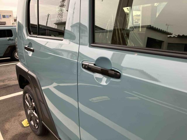 タフトＧターボ　ダーククロムベンチャー２ＷＤ　ＣＶＴ　６６０ｃｃ　スカイフィールトップ　衝突被害軽減ブレーキ　横滑り防止装置　ＡＢＳ　アイドリングストップ　プッシュボタンスタート　ディスプレイオーディオ　シートヒーター　届出済未使用車（福島県）の中古車