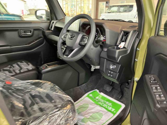 タフトＧターボ　ダーククロムベンチャー　クルーズコントロール付車２ＷＤ　ＣＶＴ　６６０ｃｃ　スカイフィールトップ　衝突被害軽減ブレーキ　横滑り防止装置　ＡＢＳ　アイドリングストップ　プッシュボタンスタート　ディスプレイオーディオ　シートヒーター　届出済未使用車（福島県）の中古車