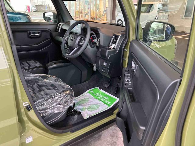 タフトＧターボ　ダーククロムベンチャー　クルーズコントロール付車２ＷＤ　ＣＶＴ　６６０ｃｃ　スカイフィールトップ　衝突被害軽減ブレーキ　横滑り防止装置　ＡＢＳ　アイドリングストップ　プッシュボタンスタート　ディスプレイオーディオ　シートヒーター　届出済未使用車（福島県）の中古車