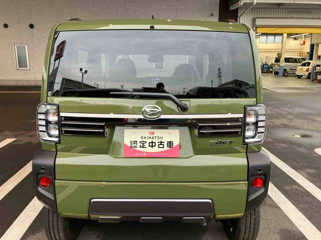 タフトＧターボ　ダーククロムベンチャー　クルーズコントロール付車２ＷＤ　ＣＶＴ　６６０ｃｃ　スカイフィールトップ　衝突被害軽減ブレーキ　横滑り防止装置　ＡＢＳ　アイドリングストップ　プッシュボタンスタート　ディスプレイオーディオ　シートヒーター　届出済未使用車（福島県）の中古車