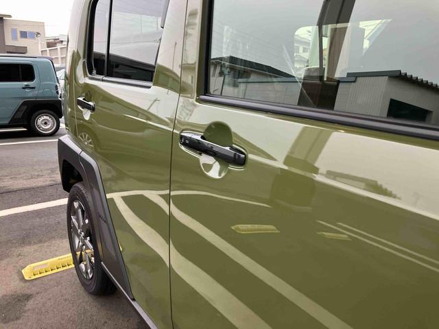 タフトＧターボ　ダーククロムベンチャー　クルーズコントロール付車２ＷＤ　ＣＶＴ　６６０ｃｃ　スカイフィールトップ　衝突被害軽減ブレーキ　横滑り防止装置　ＡＢＳ　アイドリングストップ　プッシュボタンスタート　ディスプレイオーディオ　シートヒーター　届出済未使用車（福島県）の中古車