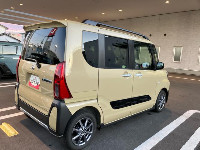 タントファンクロス　両側電動スライドドア　ナビ付車２ＷＤ　ＣＶＴ　６６０ｃｃ　衝突被害軽減ブレーキ　横滑り防止装置　ＡＢＳ　サイドエアバッグ　アイドリングストップ　プッシュボタンスタート　両側電動スライドドア　シートバックテーブル（福島県）の中古車