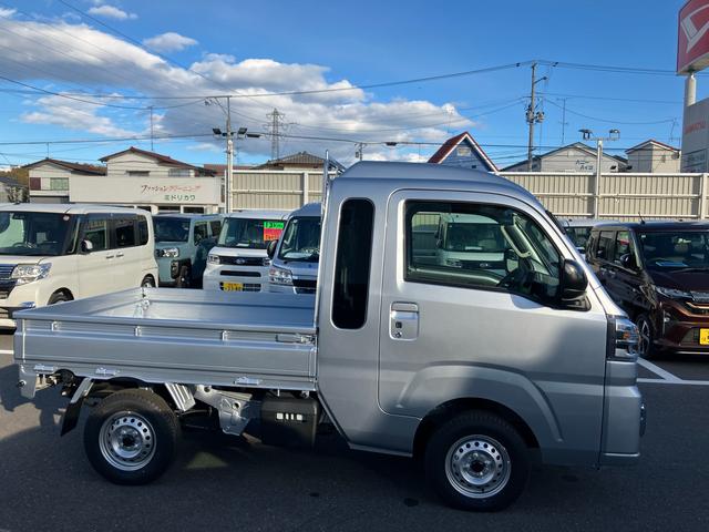 ハイゼットトラックジャンボエクストラ4WD CVT 660cc 衝突被害軽減ブレーキ 横滑り防止装置 ABS アイドリングストップ プッシュボタンスタート マニュアルエアコン パワーステアリング パワーウィンドウ 電動格納ドアミラー(福島県)の中古車