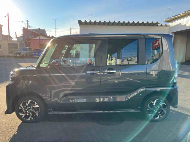 タントカスタムX 4WD 届出済未使用車4WD CVT 660cc 両側電動スライドドア 衝突被害軽減ブレーキ 横滑り防止装置 ABS アイドリングストップ プッシュボタンスタート ディスプレイオーディオ 届出済未使用車(福島県)の中古車