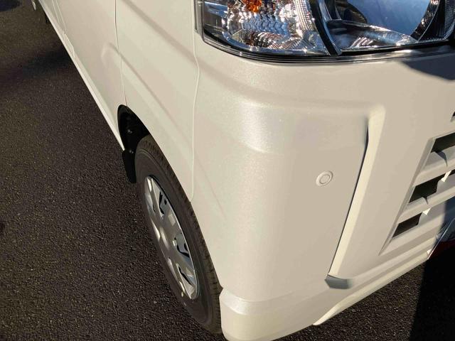 ハイゼットカーゴクルーズターボ 4WD 届出済未使用車4WD CVT 660cc ターボ ディスプレイオーディオ 衝突被害軽減ブレーキ 横滑り防止装置 ABS アイドリングストップ プッシュボタンスタート 両側スライドドア 前席パワーウィンドウ(福島県)の中古車