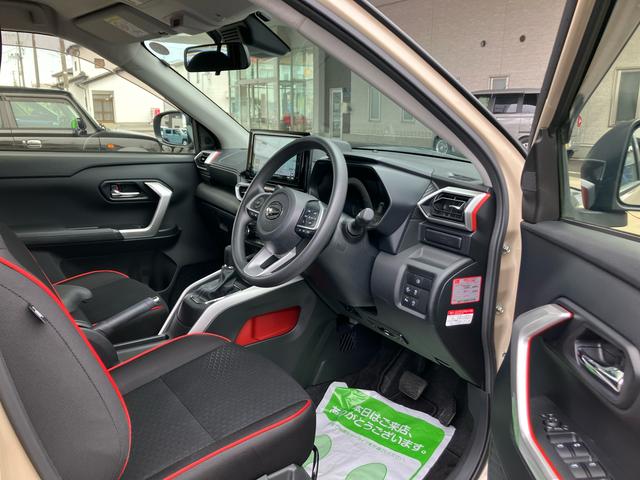 ロッキーＧ２ＷＤ　ＣＶＴ　１０００ｃｃ　ナビ　衝突被害軽減ブレーキ　横滑り防止装置　ＡＢＳ　クルーズコントロール　アイドリングストップ　プッシュボタンスタート　スマートキー　前席シートヒーター　ワンオーナー車（福島県）の中古車