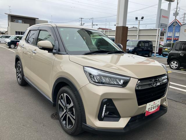 ロッキーＧ２ＷＤ　ＣＶＴ　１０００ｃｃ　ナビ　衝突被害軽減ブレーキ　横滑り防止装置　ＡＢＳ　クルーズコントロール　アイドリングストップ　プッシュボタンスタート　スマートキー　前席シートヒーター　ワンオーナー車（福島県）の中古車