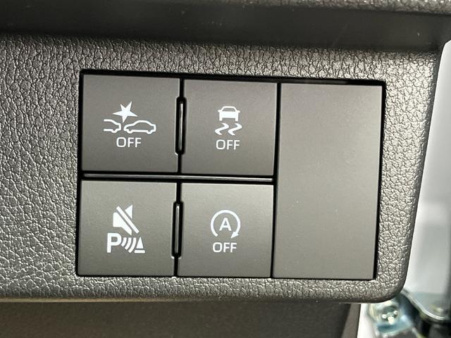 ムーヴキャンバスストライプスGターボ 届出済未使用車2WD CVT 660cc ターボ 衝突被害軽減ブレーキ 横滑り防止装置 ABS アイドリングストップ プッシュボタンスタート 両側電動スライドドア クルーズコントロール 届出済未使用車(福島県)の中古車