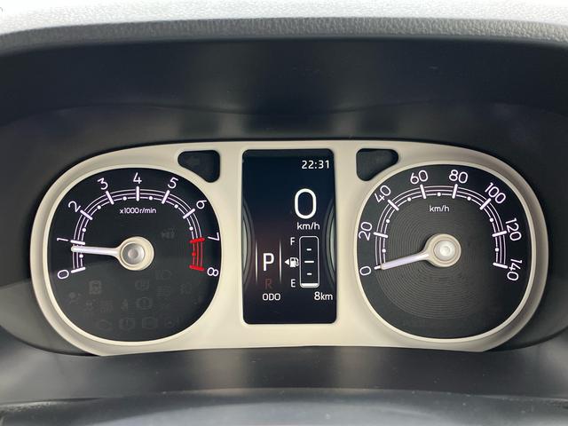 ムーヴキャンバスストライプスGターボ 届出済未使用車2WD CVT 660cc ターボ 衝突被害軽減ブレーキ 横滑り防止装置 ABS アイドリングストップ プッシュボタンスタート 両側電動スライドドア クルーズコントロール 届出済未使用車(福島県)の中古車