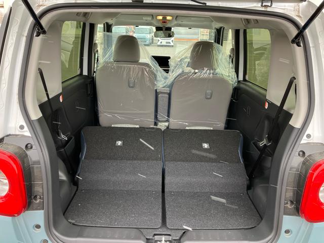 ムーヴキャンバスストライプスGターボ 届出済未使用車2WD CVT 660cc ターボ 衝突被害軽減ブレーキ 横滑り防止装置 ABS アイドリングストップ プッシュボタンスタート 両側電動スライドドア クルーズコントロール 届出済未使用車(福島県)の中古車