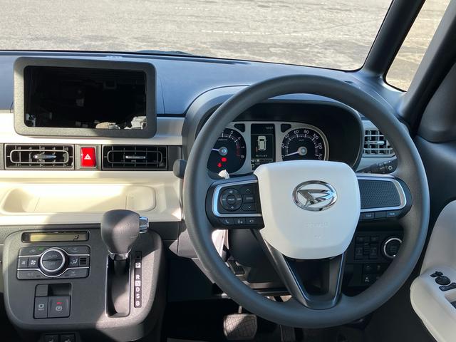 ムーヴキャンバスストライプスＧ　届出済未使用車２ＷＤ　ＣＶＴ　６６０ｃｃ　衝突被害軽減ブレーキ　横滑り防止装置　ＡＢＳ　サイドエアバッグ　アイドリングストップ　プッシュボタンスタート　スマートキー　両側電動スライドドア　届出済未使用車（福島県）の中古車