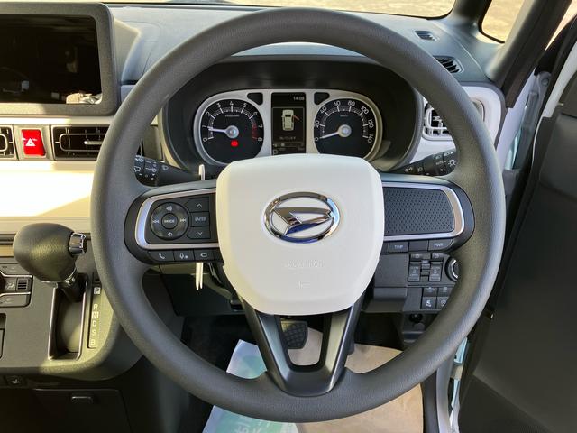 ムーヴキャンバスストライプスＧ　届出済未使用車２ＷＤ　ＣＶＴ　６６０ｃｃ　衝突被害軽減ブレーキ　横滑り防止装置　ＡＢＳ　サイドエアバッグ　アイドリングストップ　プッシュボタンスタート　スマートキー　両側電動スライドドア　届出済未使用車（福島県）の中古車