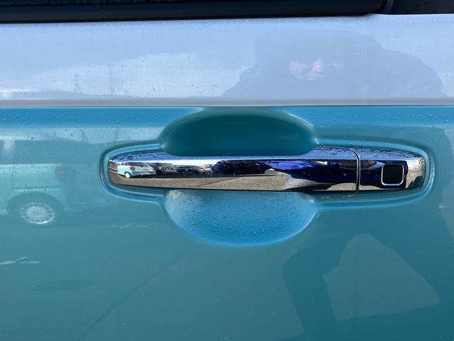 ムーヴキャンバスストライプスＧ　届出済未使用車２ＷＤ　ＣＶＴ　６６０ｃｃ　衝突被害軽減ブレーキ　横滑り防止装置　ＡＢＳ　サイドエアバッグ　アイドリングストップ　プッシュボタンスタート　スマートキー　両側電動スライドドア　届出済未使用車（福島県）の中古車